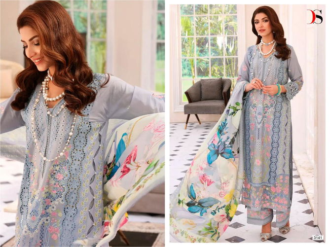 Elaf Chikankari 23 By Deepsy Pakistani Suits Catalog